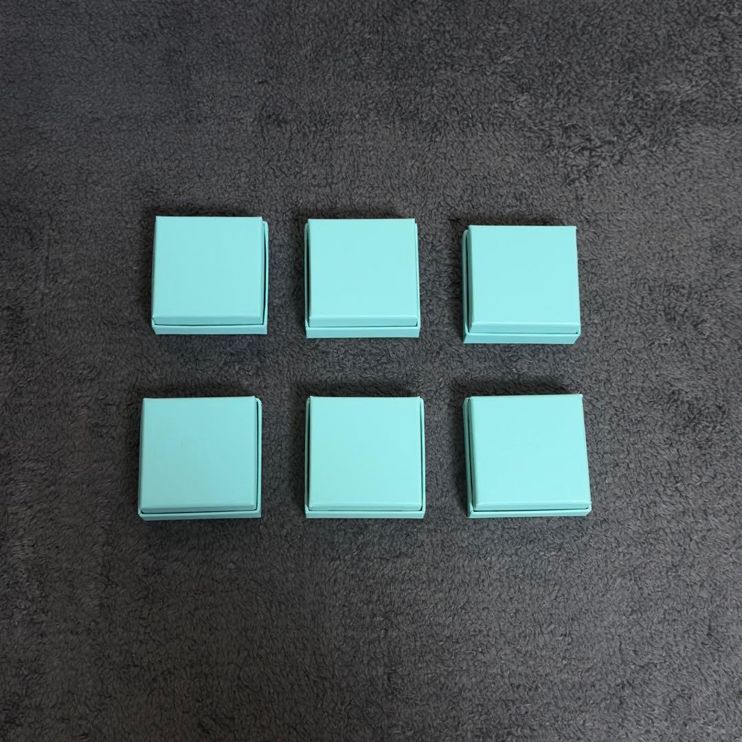 【極美品】ティファニー巾着付き空箱セット　正方形　まとめ　6個セット