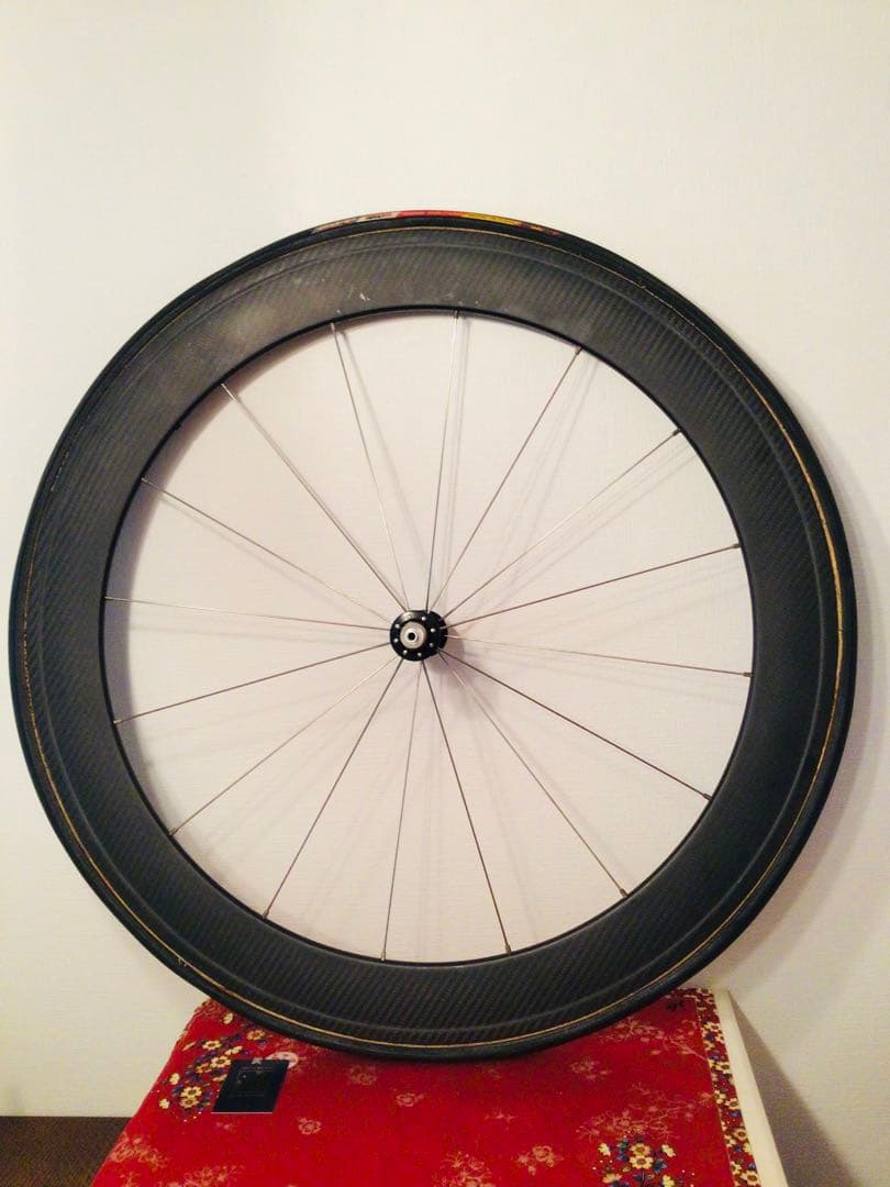 TNi 未使用 カーボンホイールセット 60/88 チューブラー シマノ10s
