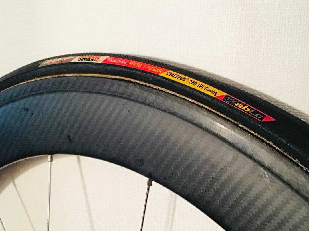 TNi 未使用 カーボンホイールセット 60/88 チューブラー シマノ10s