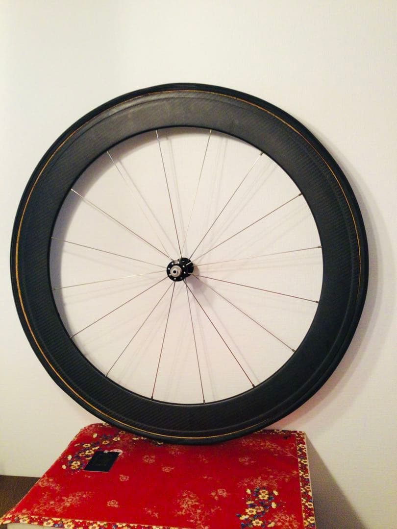 TNi 未使用 カーボンホイールセット 60/88 チューブラー シマノ10s