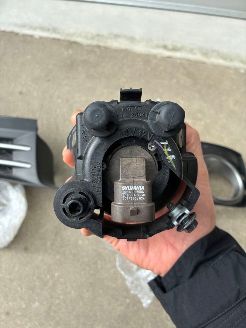 WRX STI GRB 前期　フォグランプ フォグカバー　セット