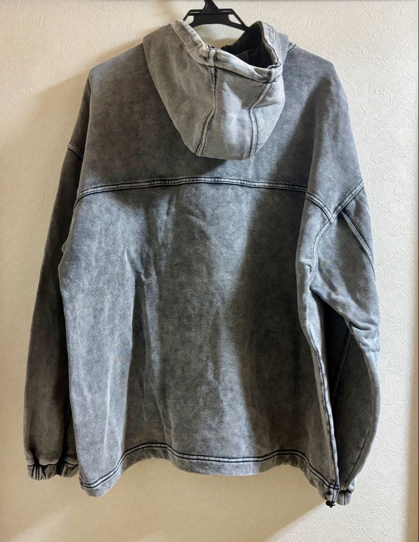 【美品】X-girl ACID WASH SWEAT HOODIE M