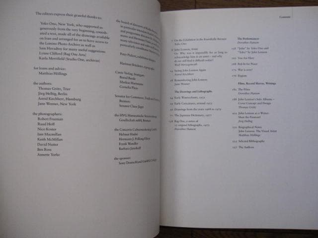 John Lennon： Drawings、Performance、Film