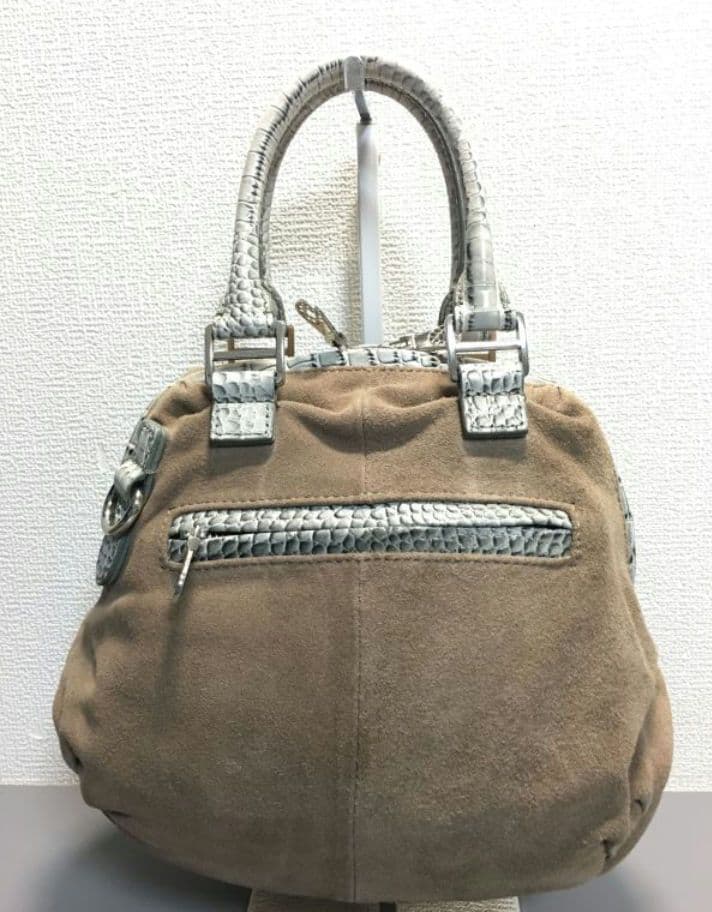 muta MARINE ムータマリン スパンコール ミニハンドバッグ ブラウン