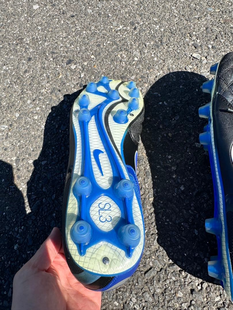 ナイキ ティエンポ スーパーリゲラ III HGE AF(ブラック×ブルー)