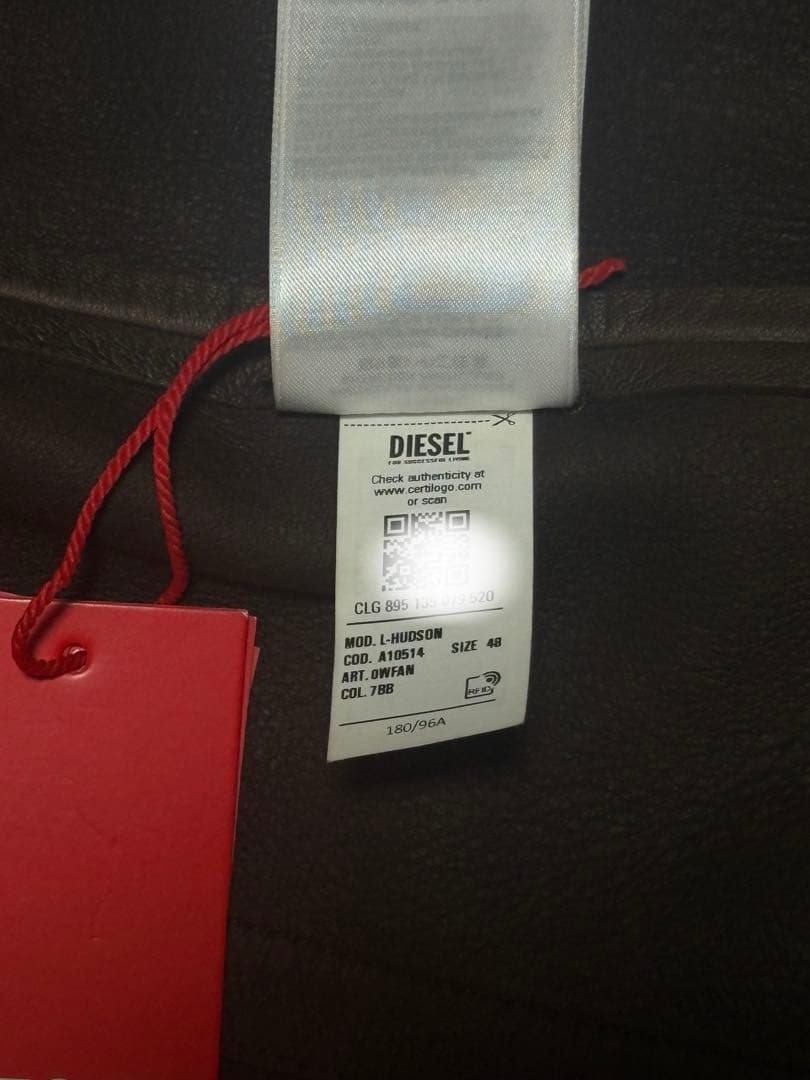 diesel レザージャケット(シープスキン) [確実正規品] タグ付き