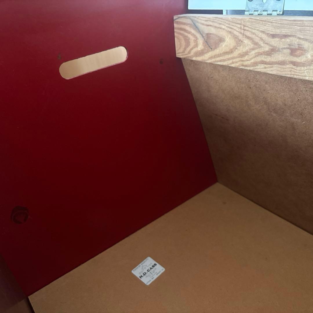 N.D.CASS社 レトロ ヴィンテージ 木製ベンチ収納ボックス
