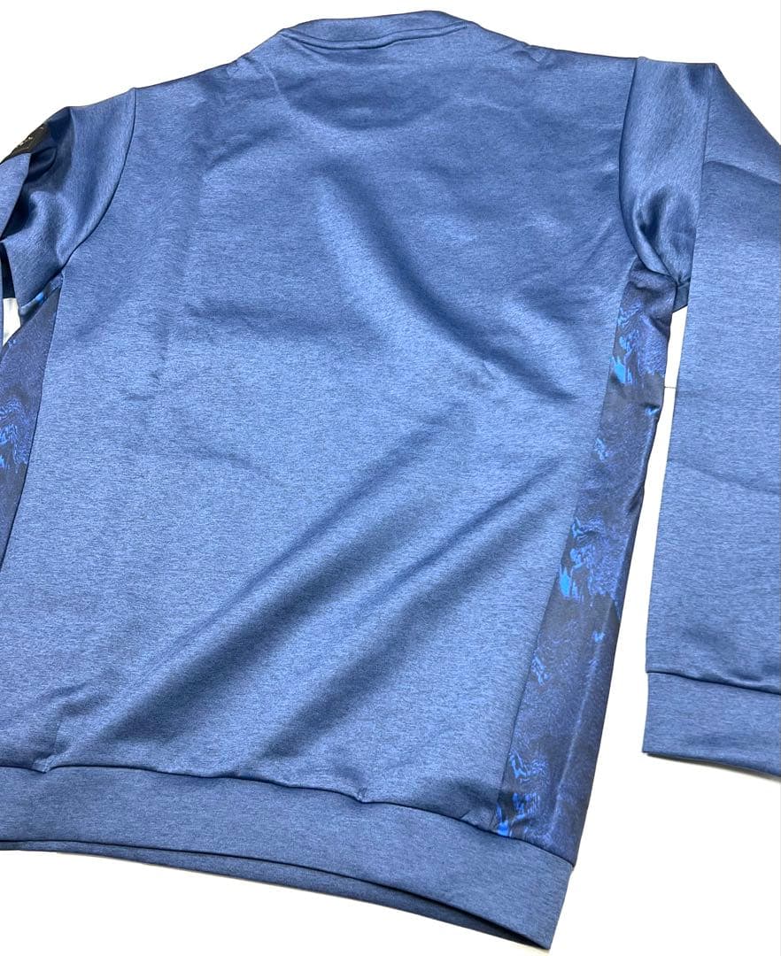 【ミズノプロ】ストレッチスウェット(丸首) XO ネイビー 12JEBK74