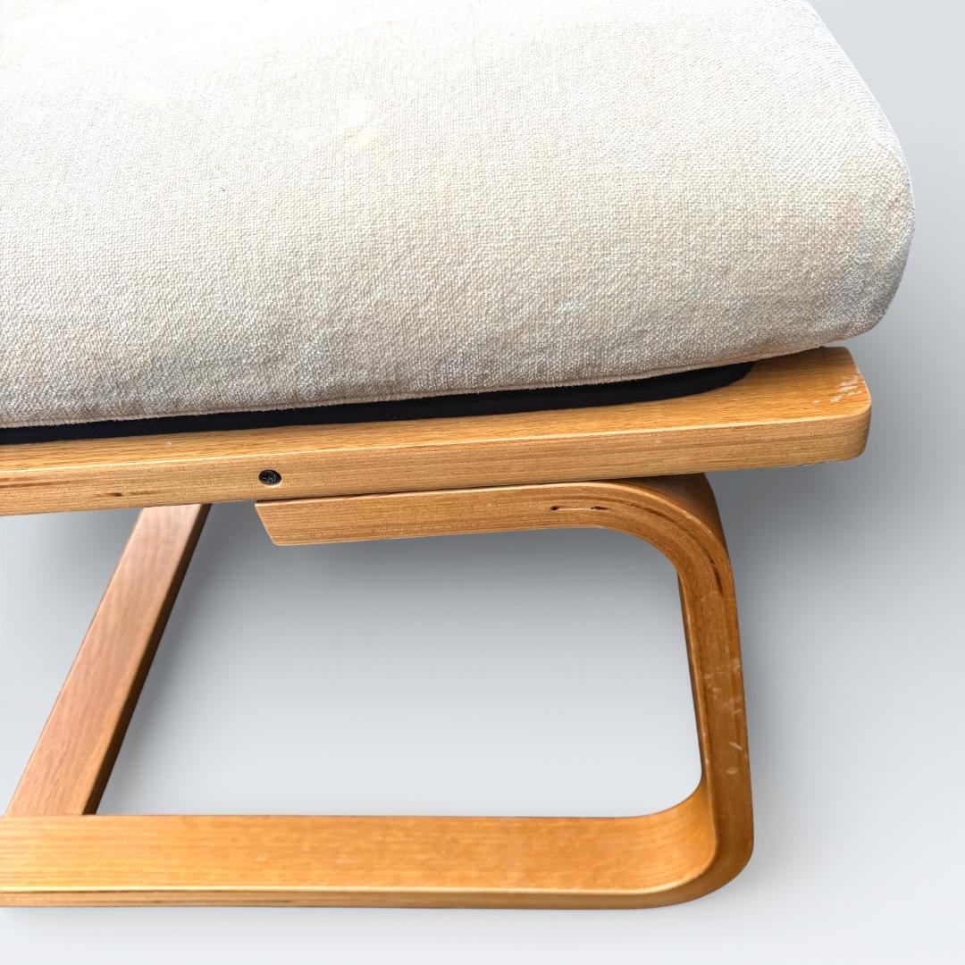 無印良品 リビングでもダイニングでもつかえるソファチェア オーク材①