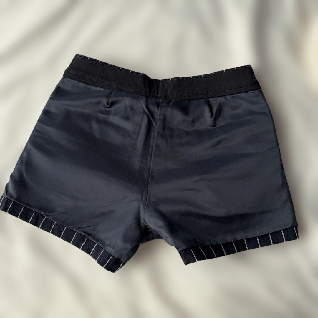 ネイビー ストライプ ショートパンツ PGロゴ