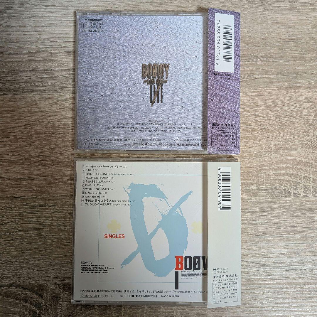 BOØWY 帯付アルバムCD 10枚 + CDV 1枚 セット