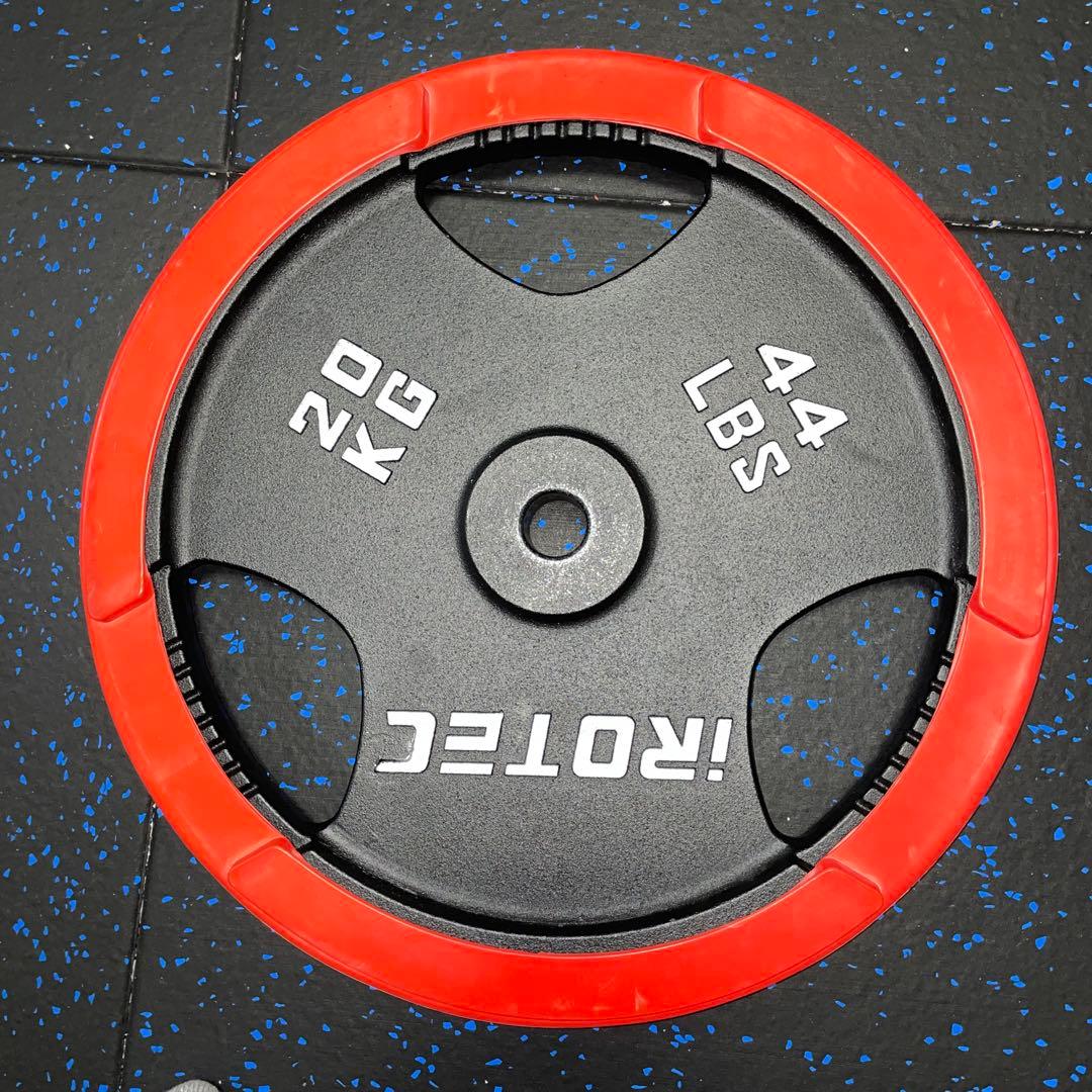 ラバープレート20KG【1枚】【穴径29mm】 /IROTEC（アイロテック）②