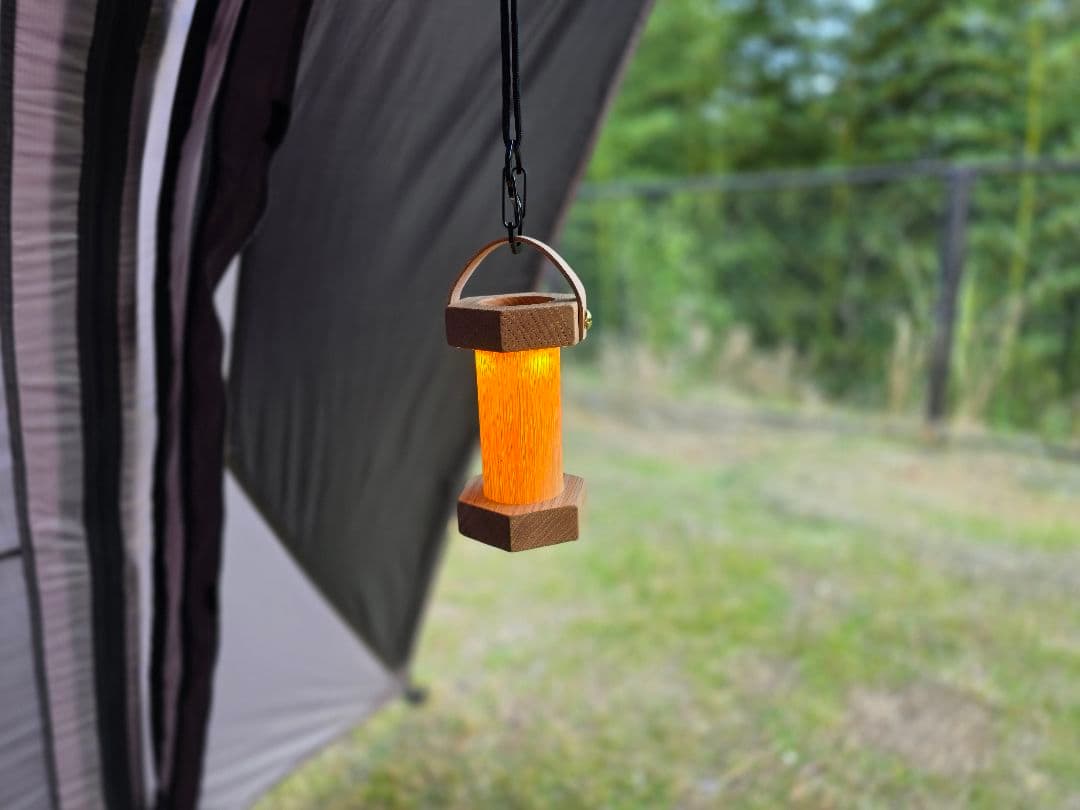 ゴールゼロ ランタンシェード カスタム オーク 無垢材 ホヤ ルーク