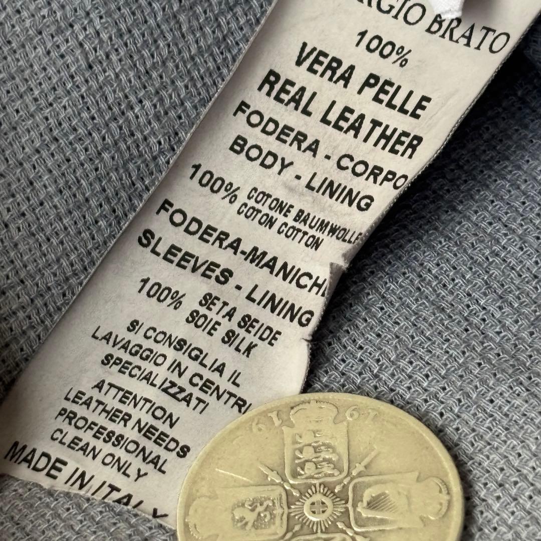 ジャケット・アウター archive giorgio brato leather jacket