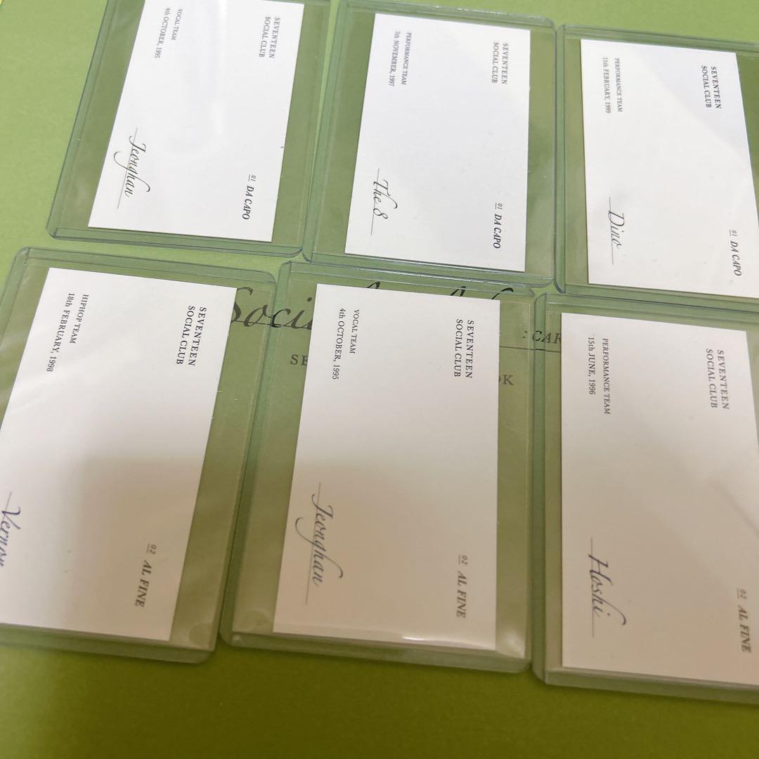 SEVENTEEN 写真集　SOCIAL CLUB : CARAT SET