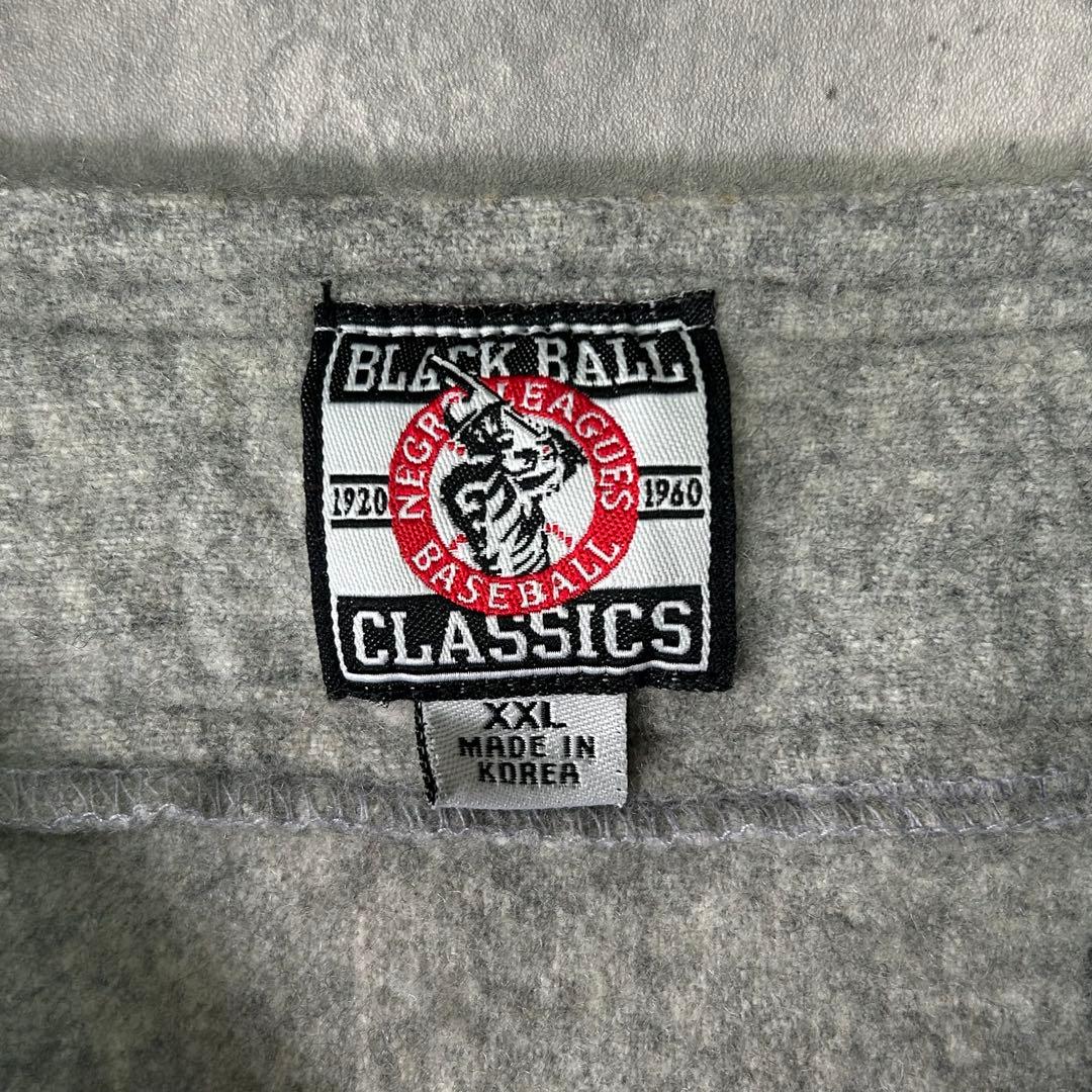 入手困難 90s ニグロリーグ GRAYS ベースボールシャツ ウール地 グレー