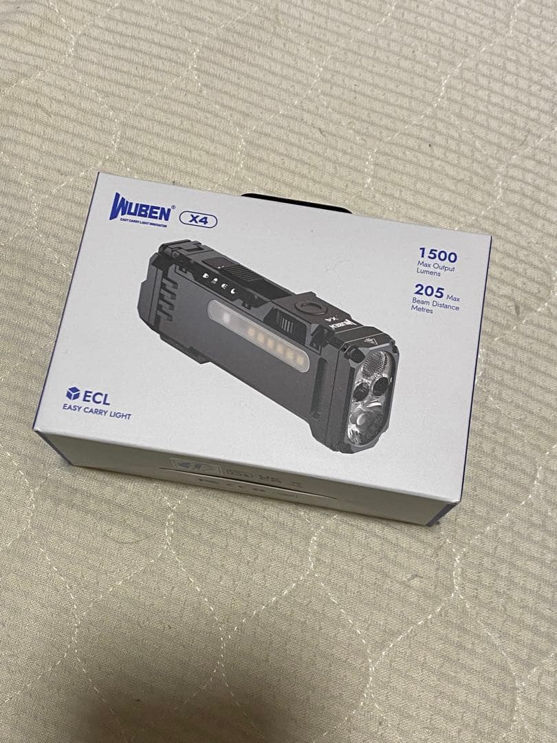 Wuben X4 懐中電灯 1500ルーメン