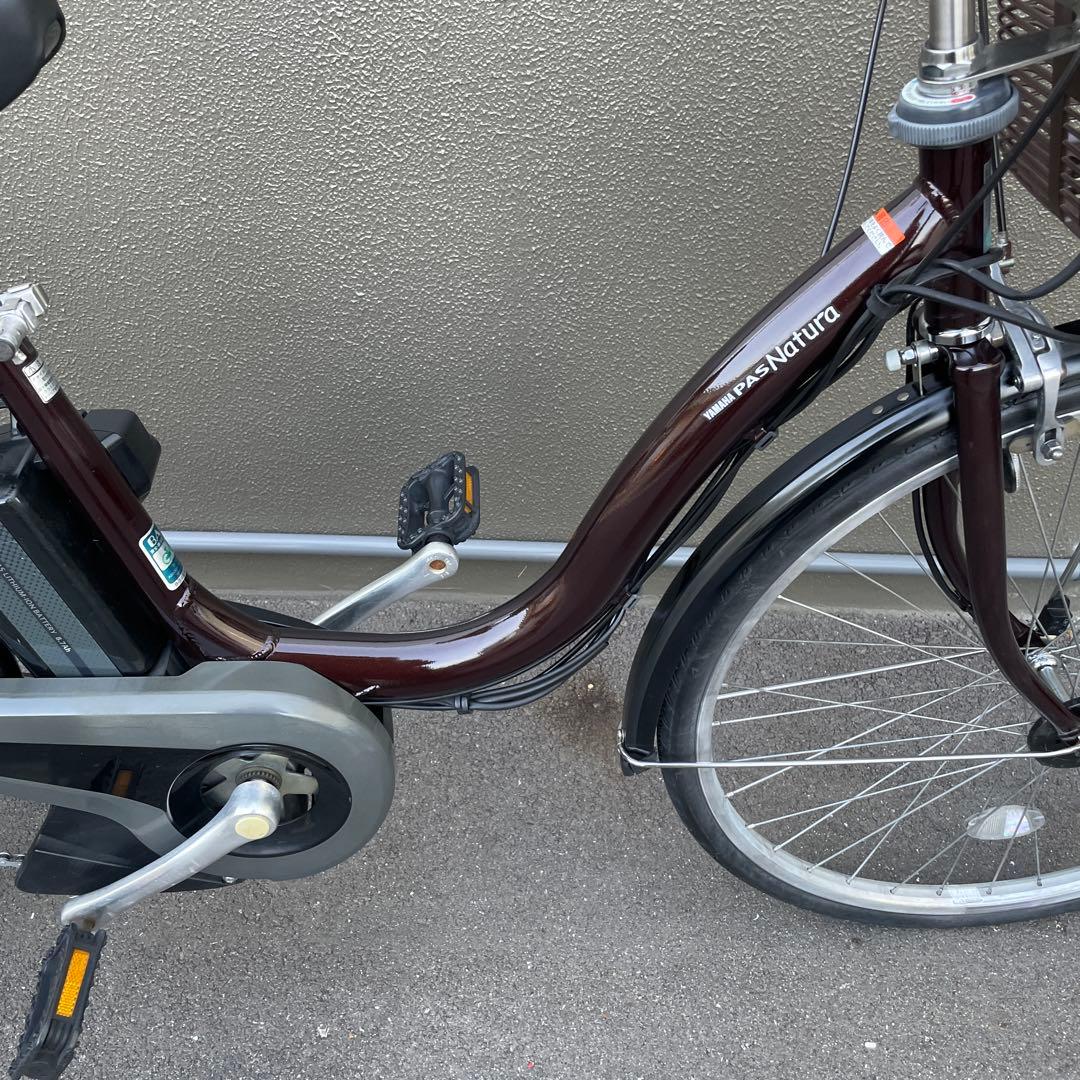 ヤマハ電動アシスト自転車26インチブラウン