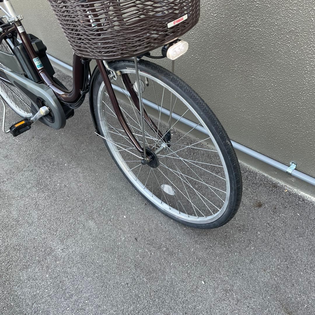 ヤマハ電動アシスト自転車26インチブラウン