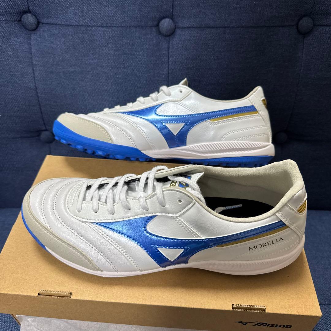 未使用　モレリア TF フットサル 青　26cm