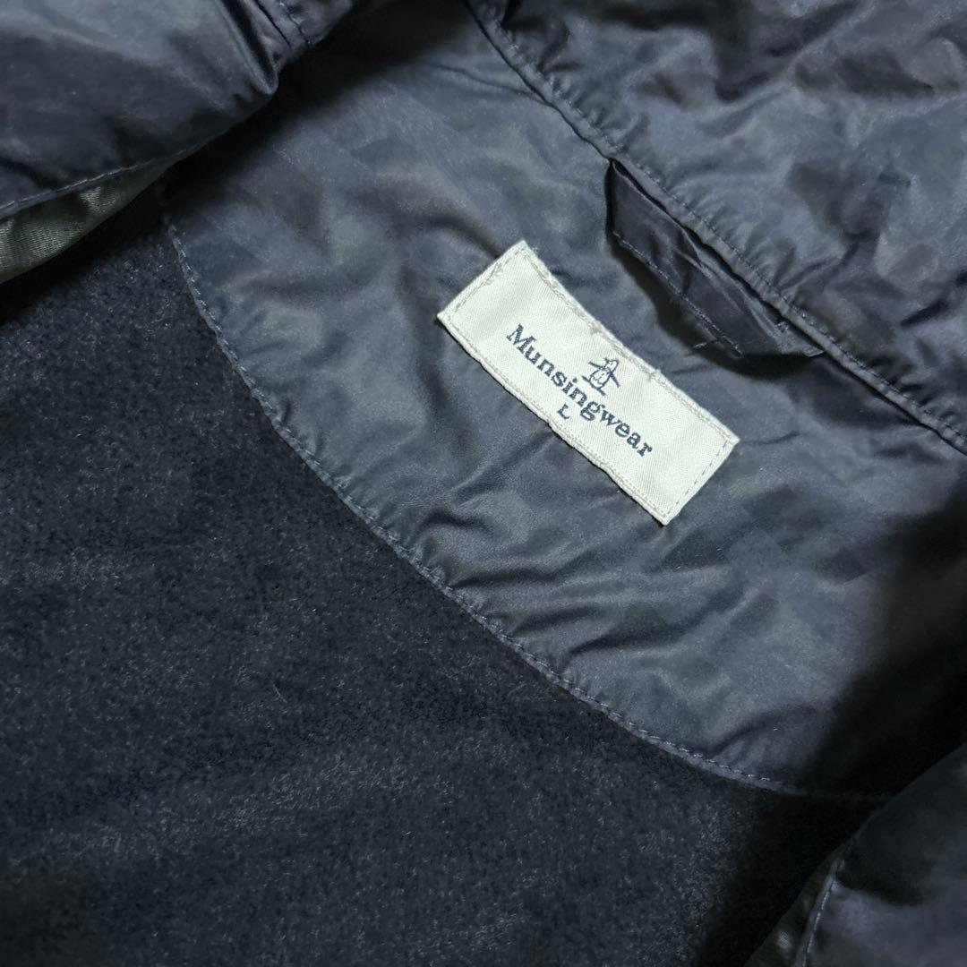 マンシングウェア★撥水★袖着脱可能★中綿★ジップジャケット【レディースサイズL】