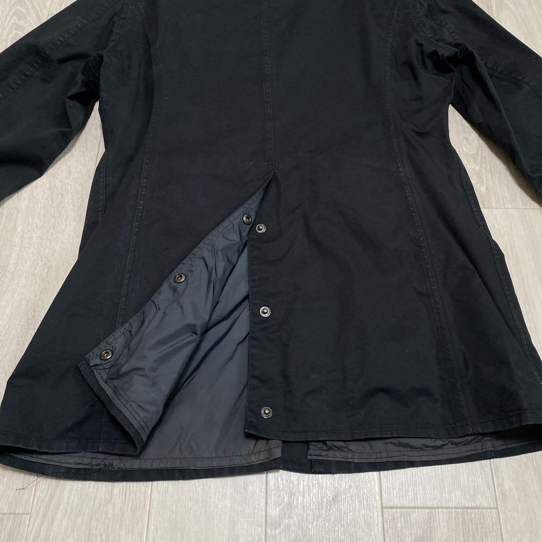 F0-089 Barbour フィールドジャケット 黒 UK14 襟コーズ