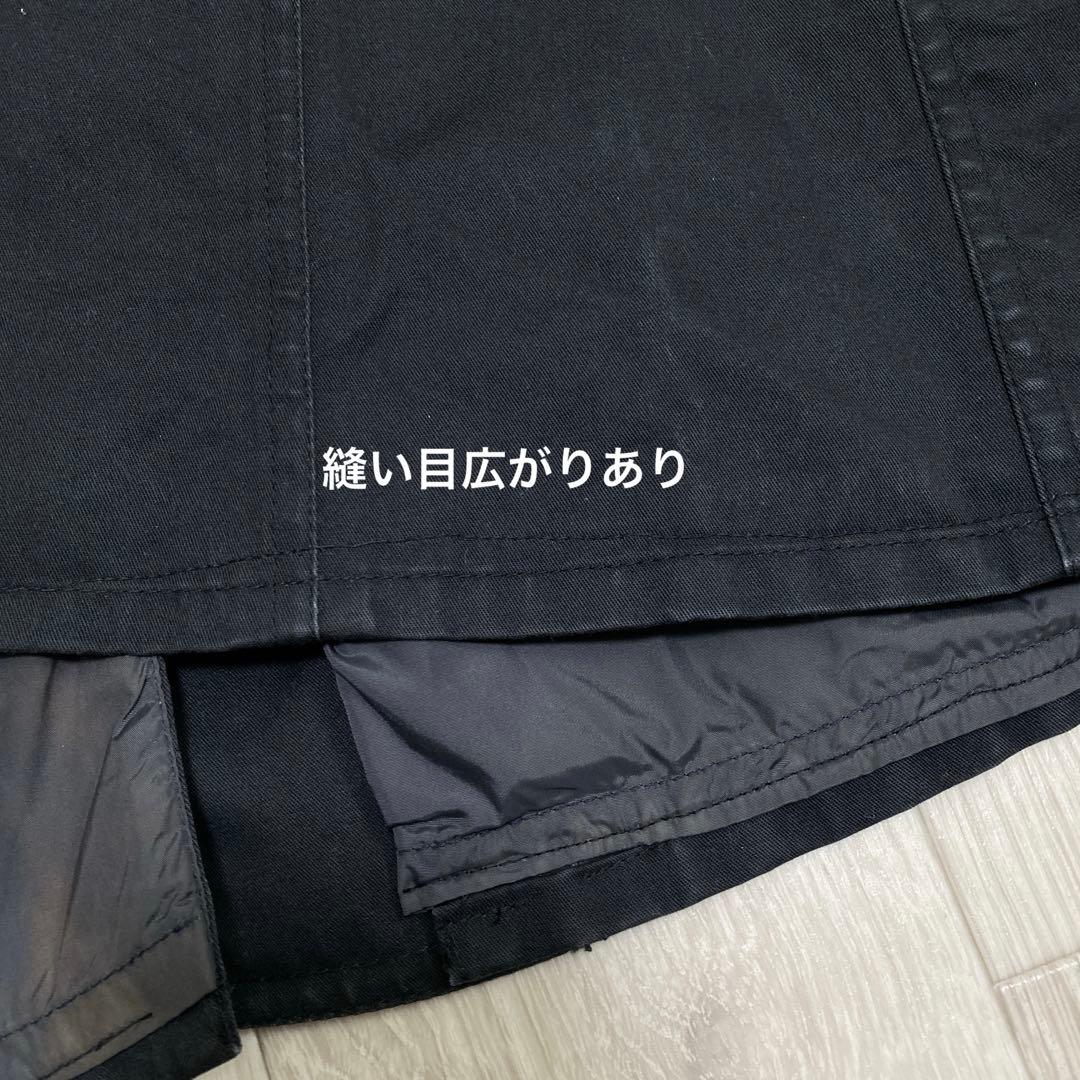F0-089 Barbour フィールドジャケット 黒 UK14 襟コーズ