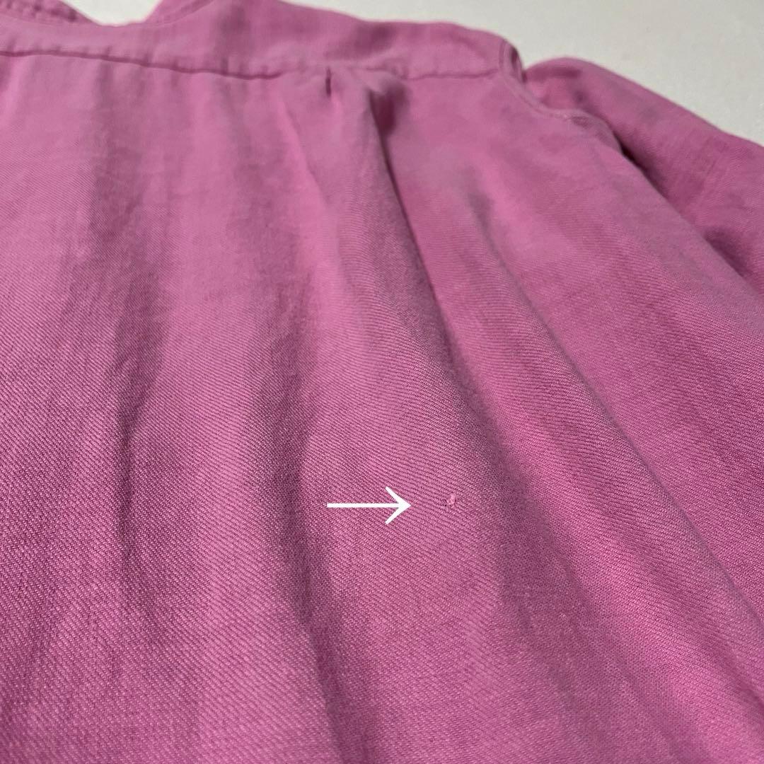 45R カラービエラ 馬比古 ピンタック シャツ ピンク 45rpm