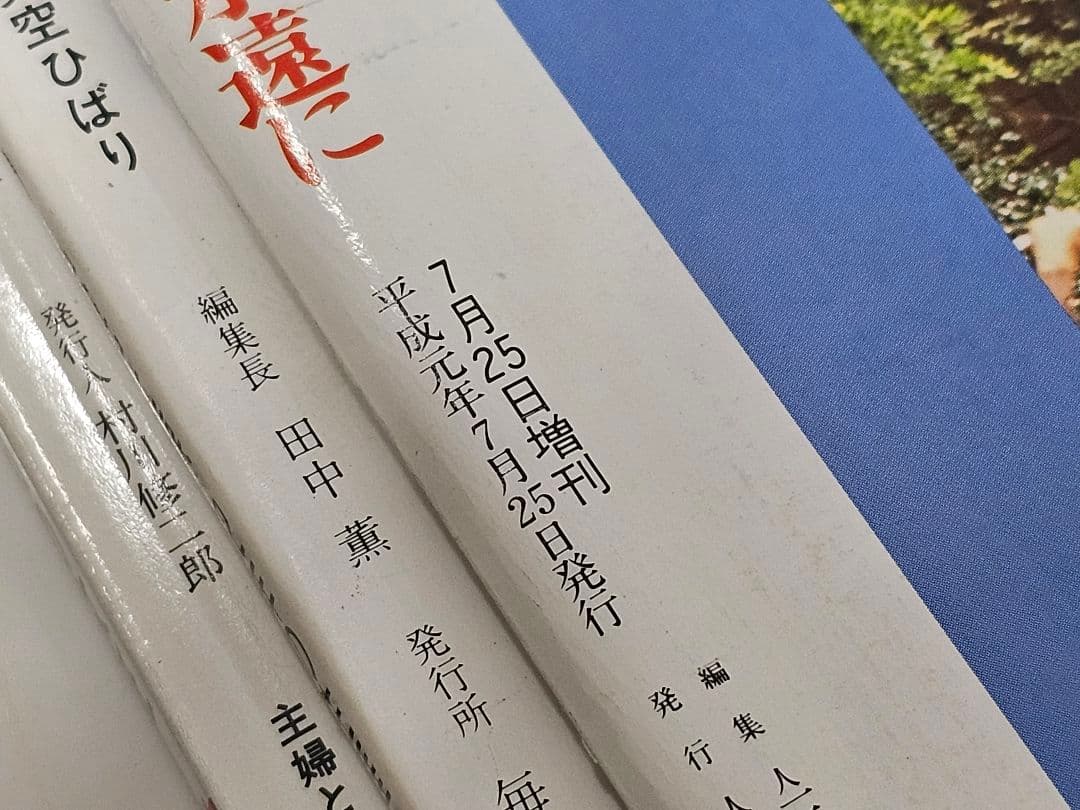 当時物レアアイテム良好品/永久保存版/89年平成元年/美空ひばり 雑誌5冊セット