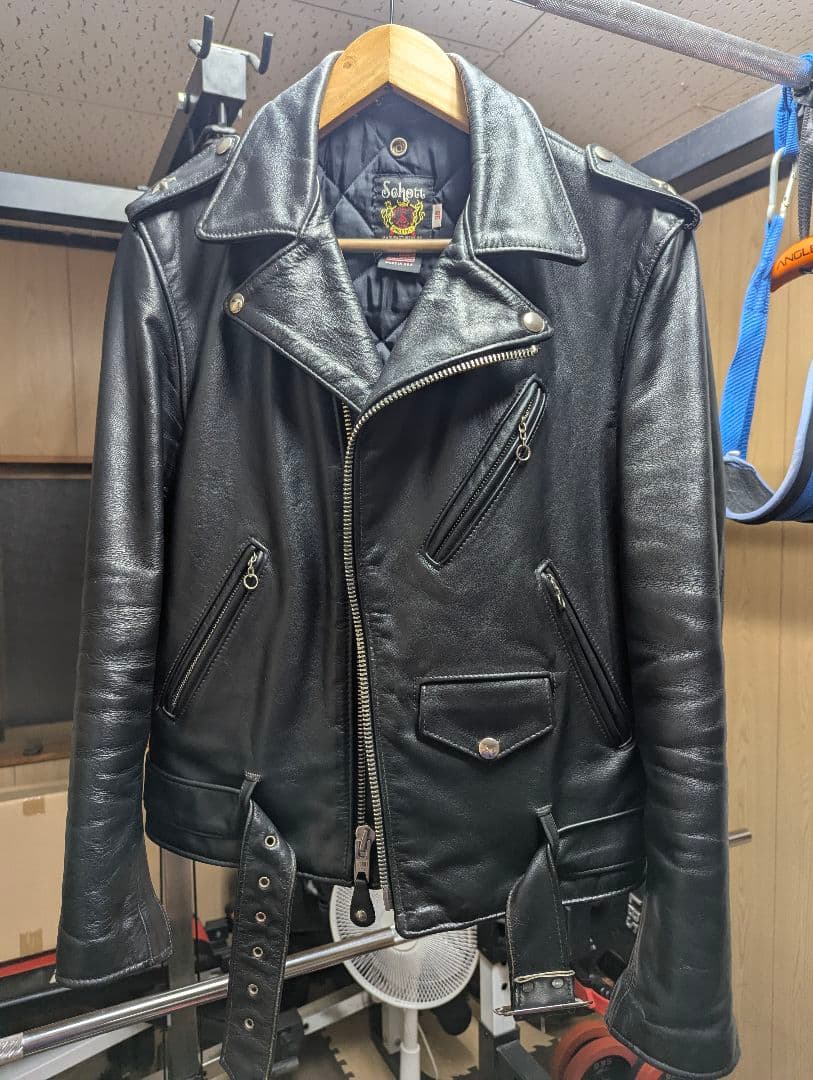 ライダース　ダブル　Schott　 613US サイズ38　ワンスター　最初価格