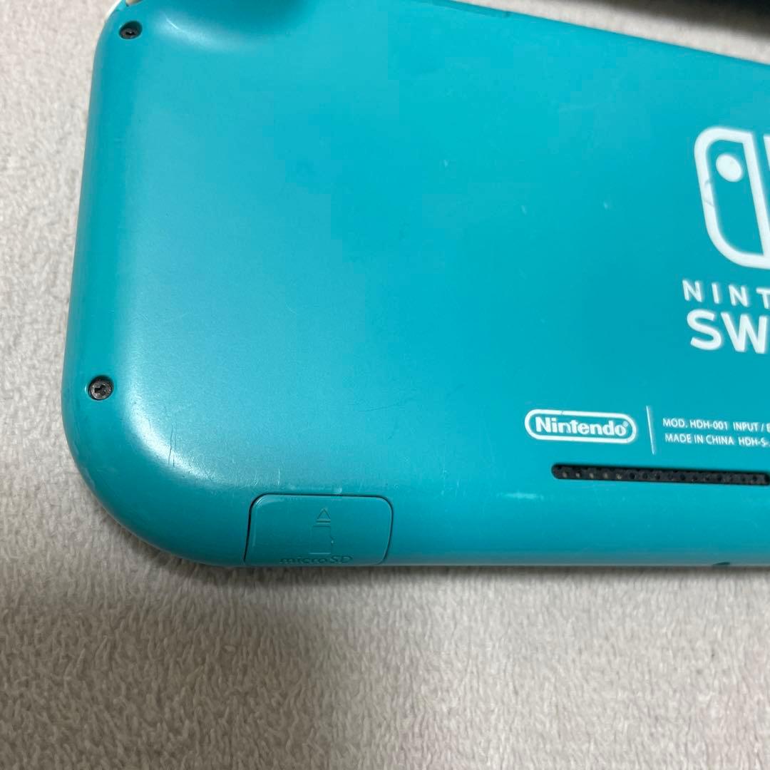 【値下げ】Nintendo Switch lite ターコイズ 充電器ケース付き