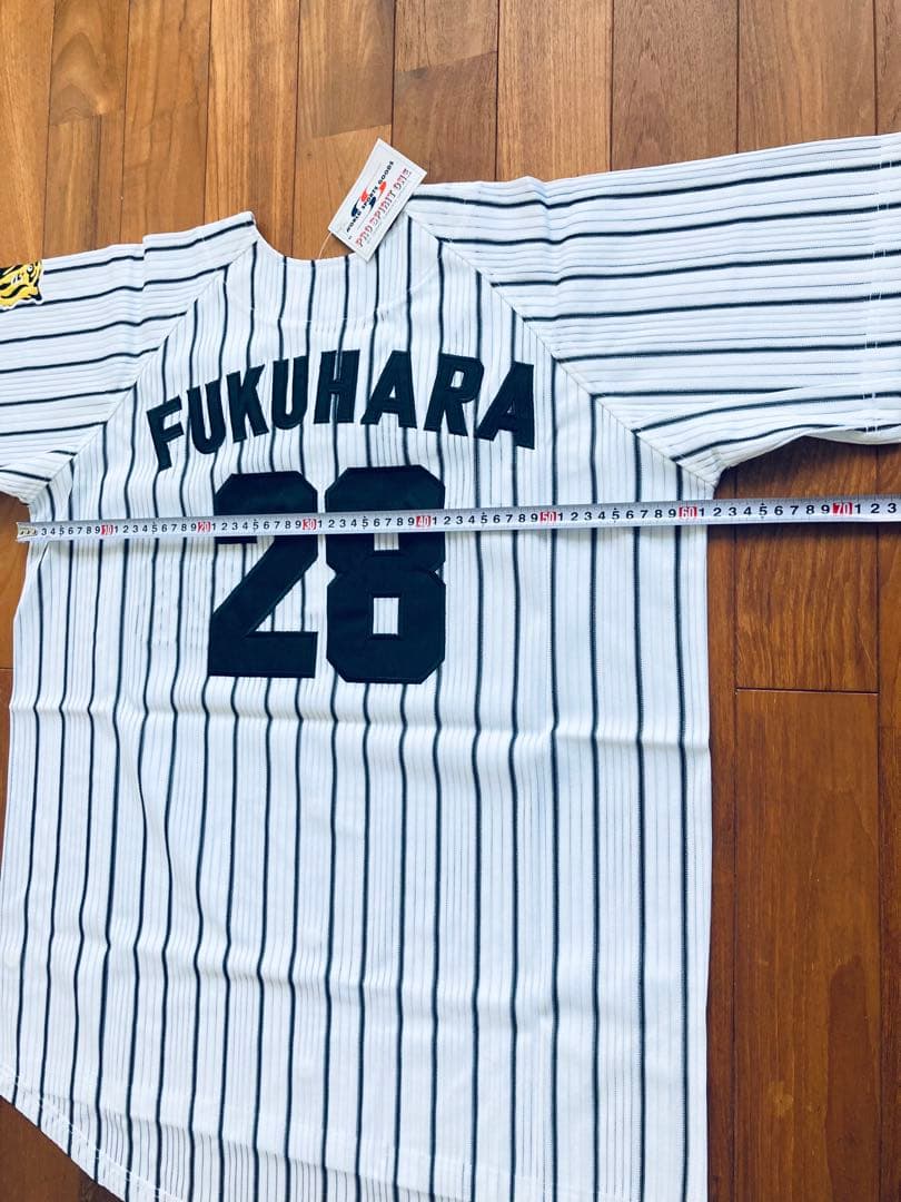 新品未使用　タグ付き　阪神タイガース　福原忍 ユニフォーム　福原　刺繍　L L