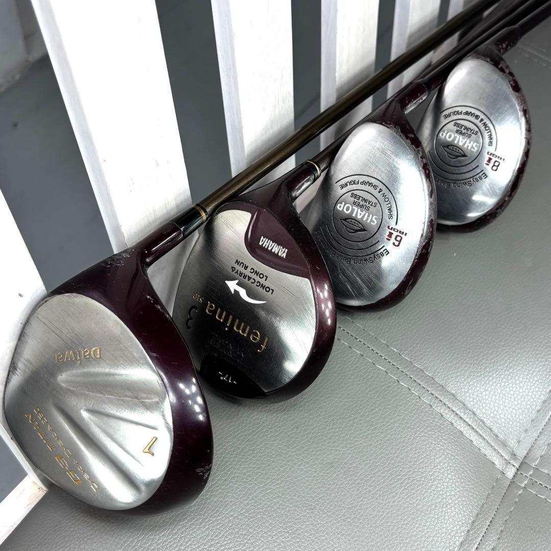本格派 レディースゴルフクラブ 10本 ゴルフセット 豪華セット お試しセット
