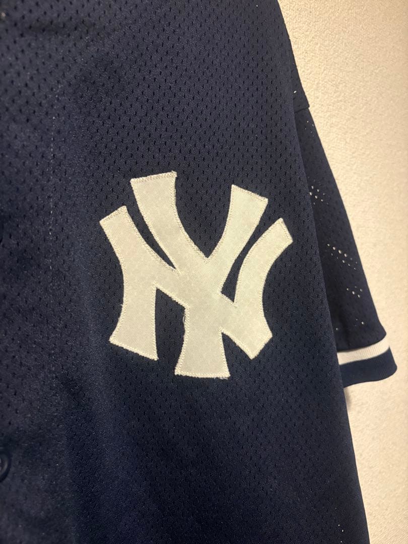MLB ヤンキース メッシュ ゲームシャツ ユニフォーム