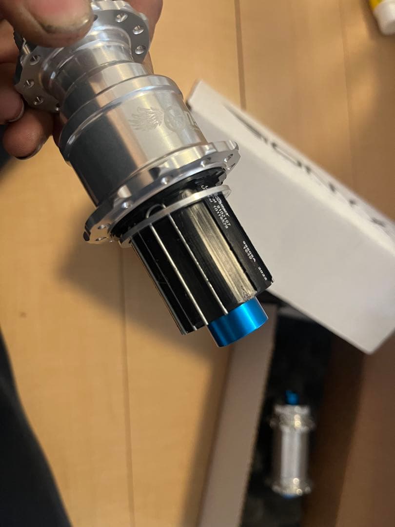 ONYX ディスクハブ シルバー/ブルー 前後セット 新品未使用品