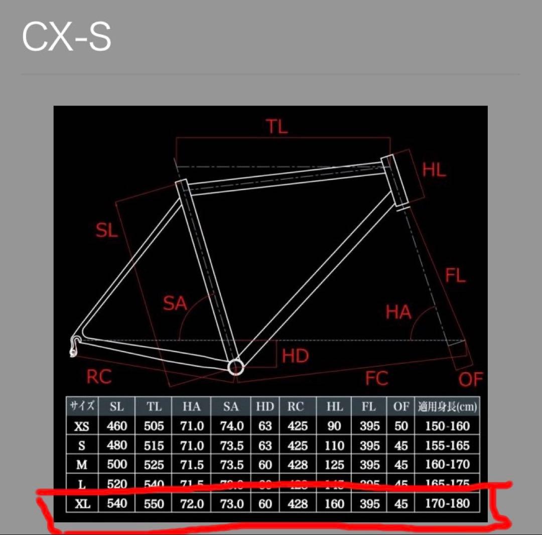 東洋フレーム CX-S XL(54)