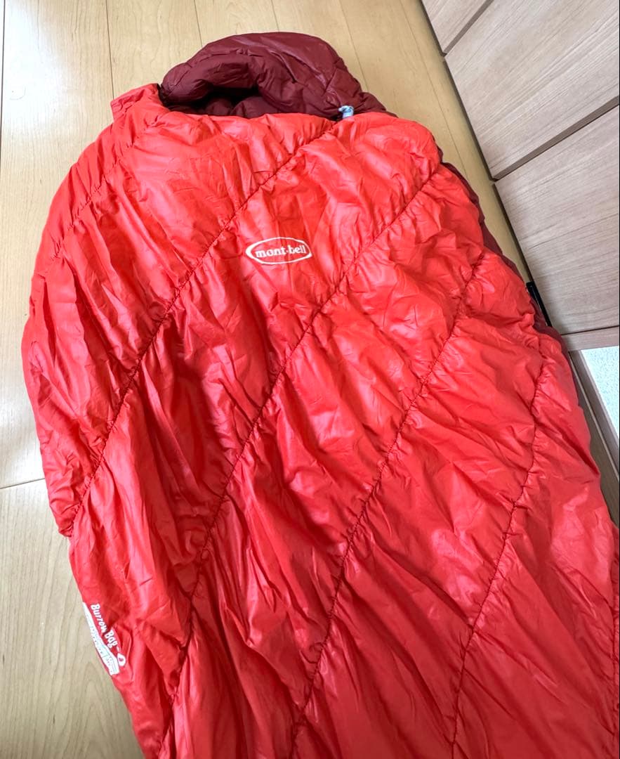 美品　mont-bell Burrow Bag バロウバッグ　#0 シュラフ①