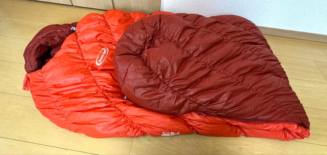 美品　mont-bell Burrow Bag バロウバッグ　#0 シュラフ①