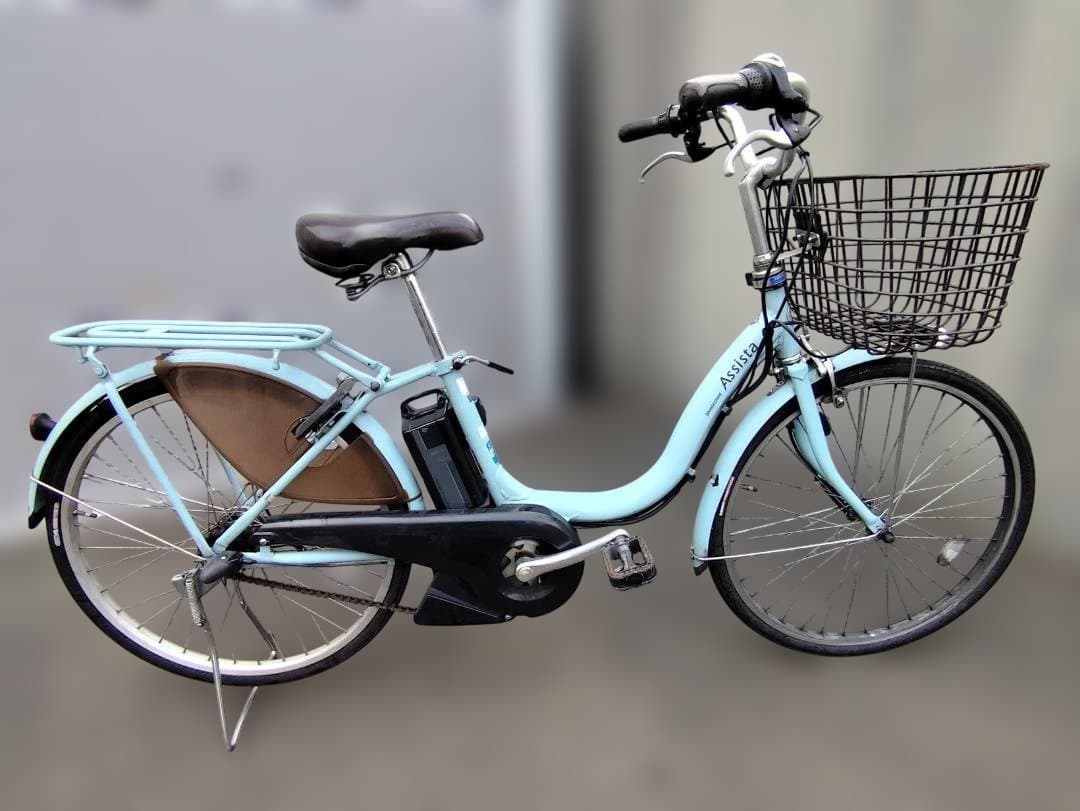 ブリヂストン　アシスタ　水色　12.3Ah　24インチ