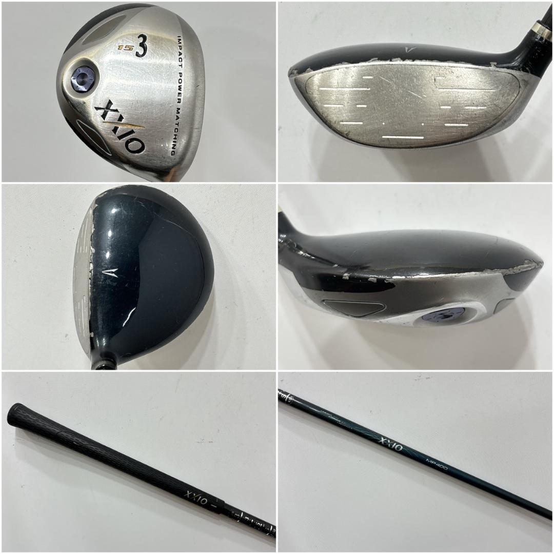 メンズ右利き初心者用　ゼクシオ　3＆4＆7代目　ゴルフクラブセット　W-2545
