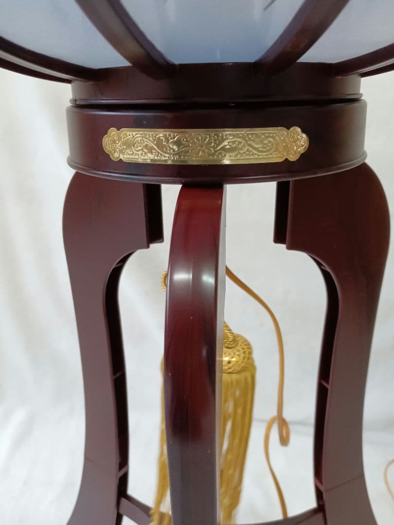 盆提灯　一対　盆飾り　回転灯付き　ペア　盆ちょうちん　日本家屋　仏壇具　和室