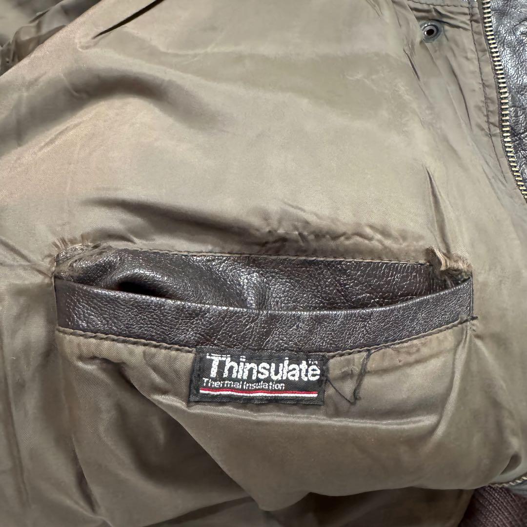 A*K様 【名作】80s USA製 L.L.BEAN A-2 レザー フライトジ