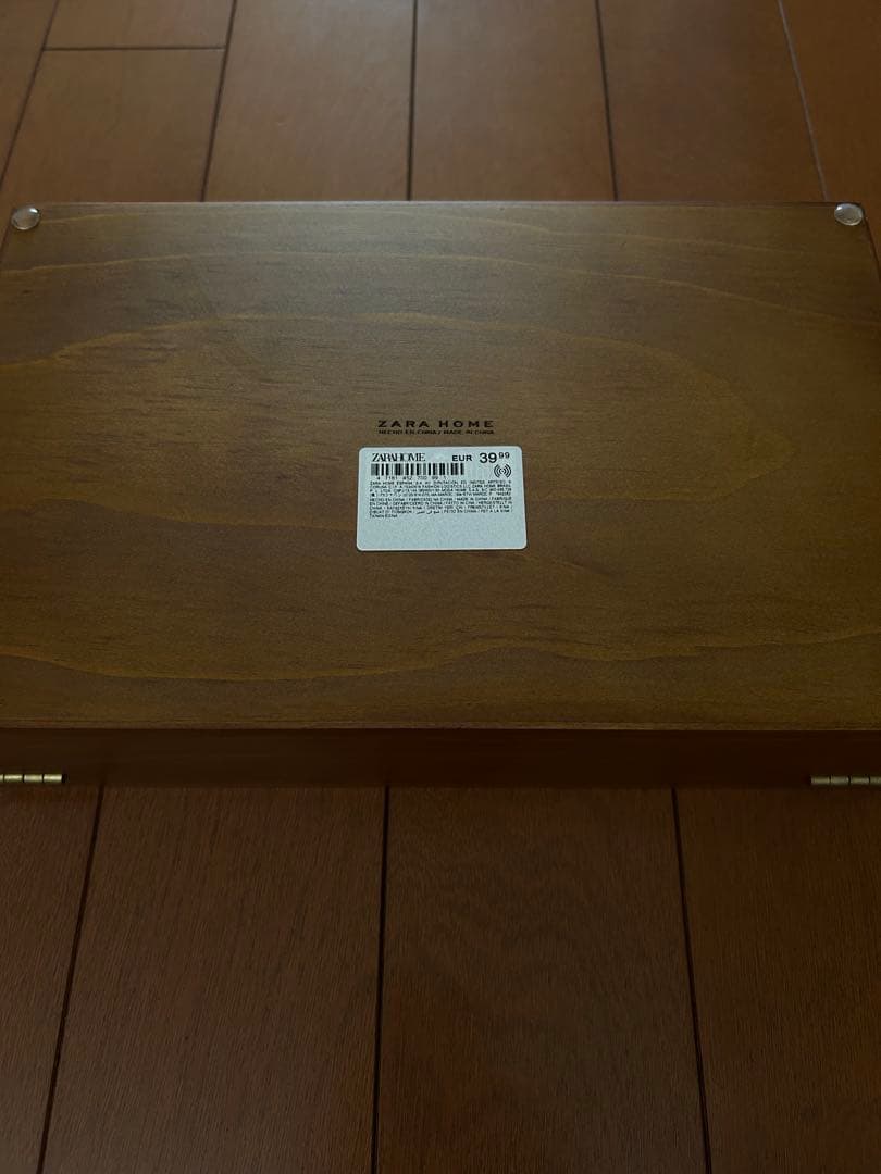 yuka✴︎ ZARA ウッドジュエリーボックス