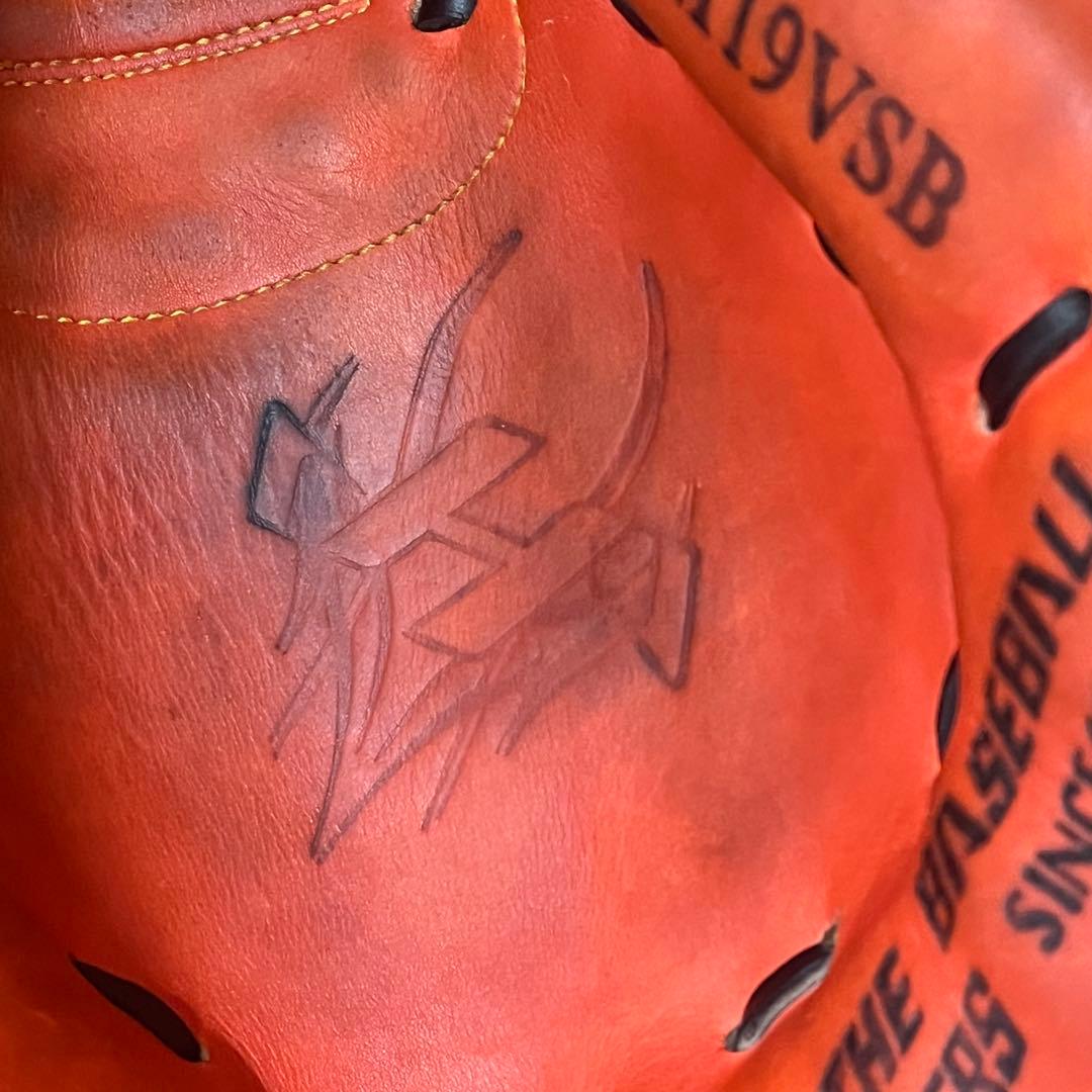 ハタケヤマ軟式野球捕手用ミット/THーM19VSB右投げ/一般.大人