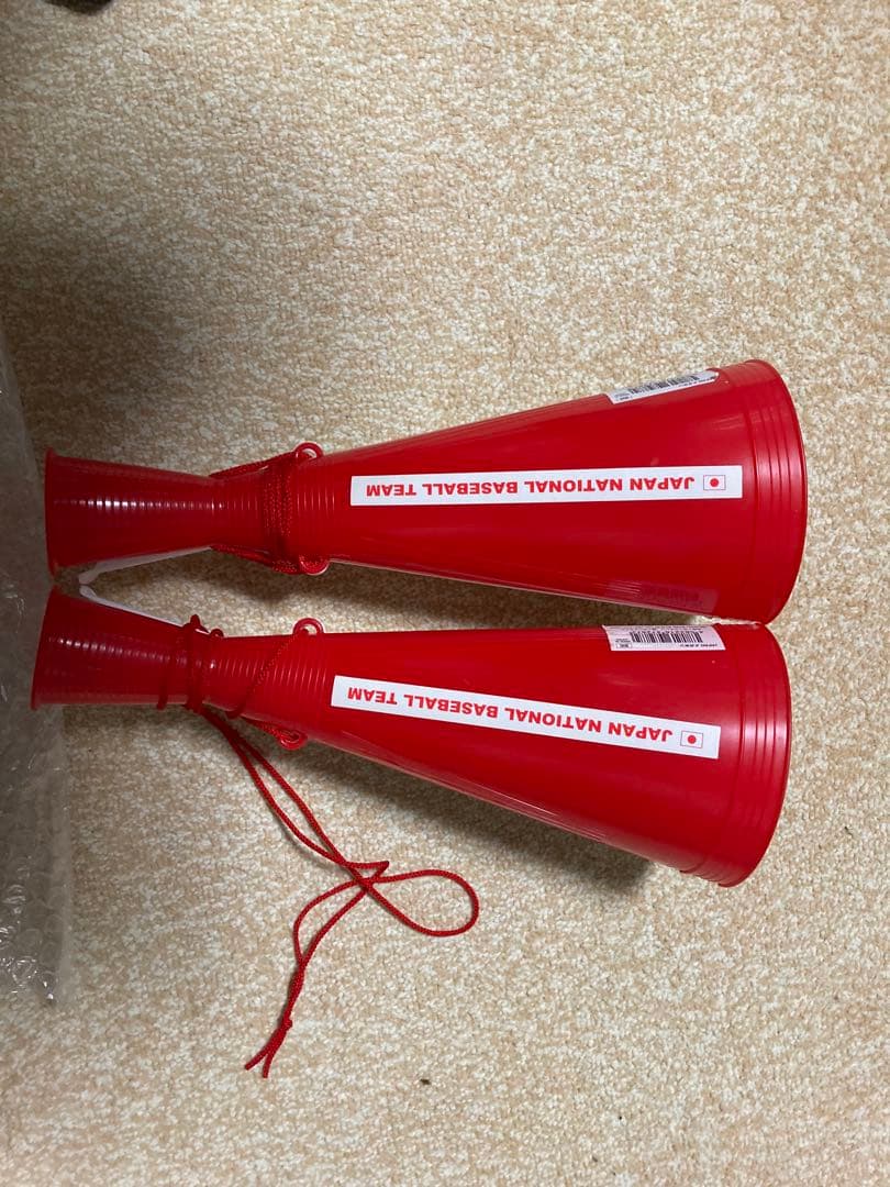 野球日本代表 侍ジャパン 応援メガホン　2点セット