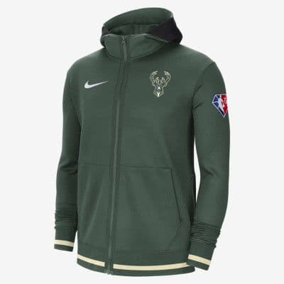 NBA バックス シティエディション フルジップパーカー M　アメリカ輸入品