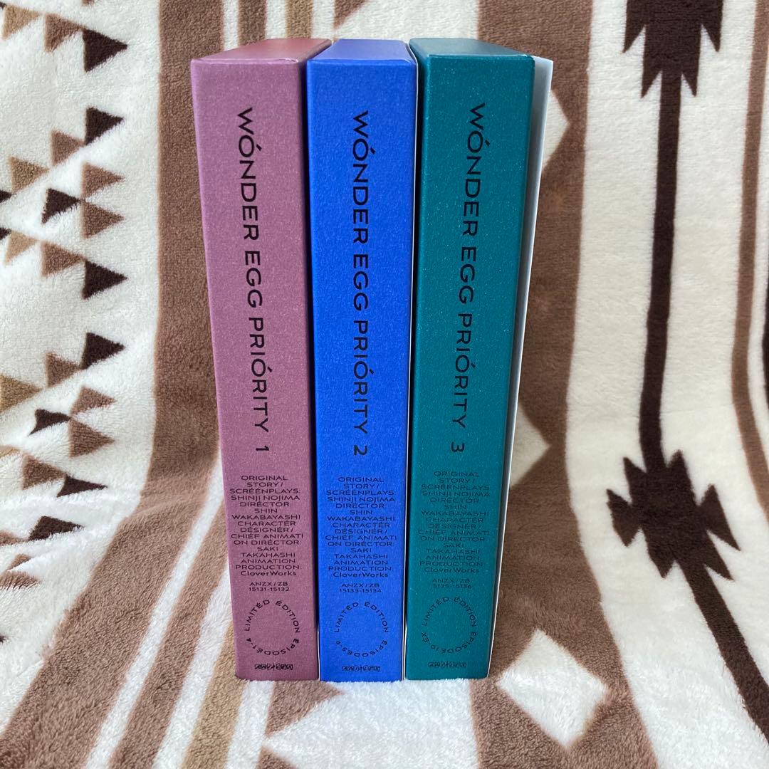 ワンダーエッグ・プライオリティ DVD 全3巻セット 完全生産限定版