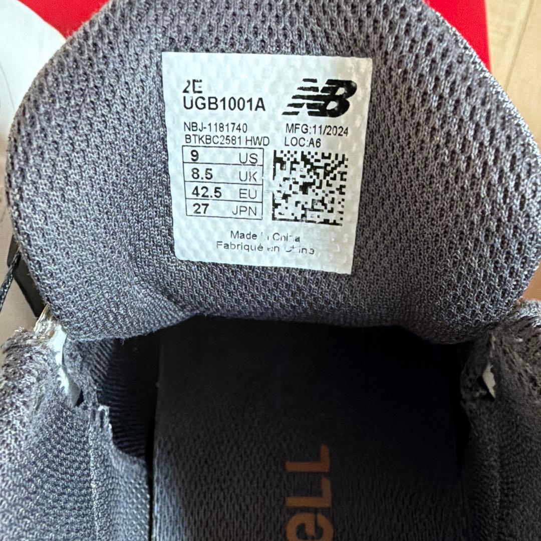 ニューバランス　ゴルフシューズ　UGB1001A 27.0cm BOA