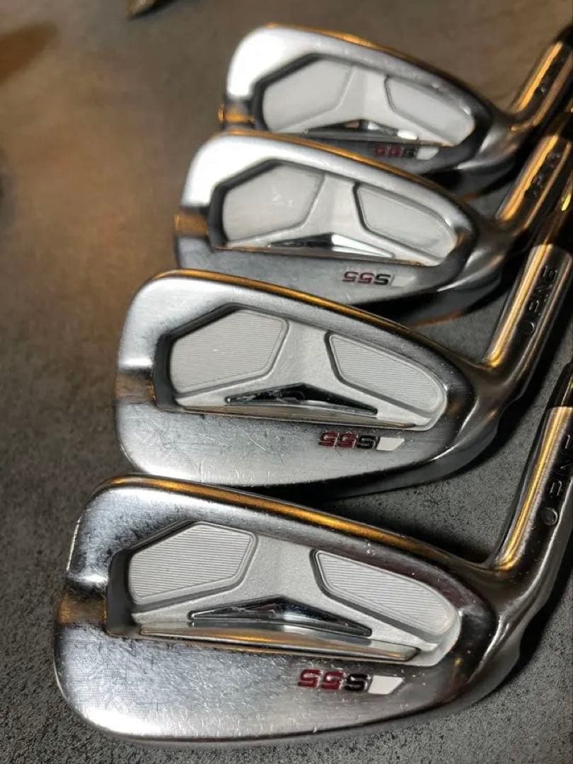PING S55アイアンセット レフティ4-9 W