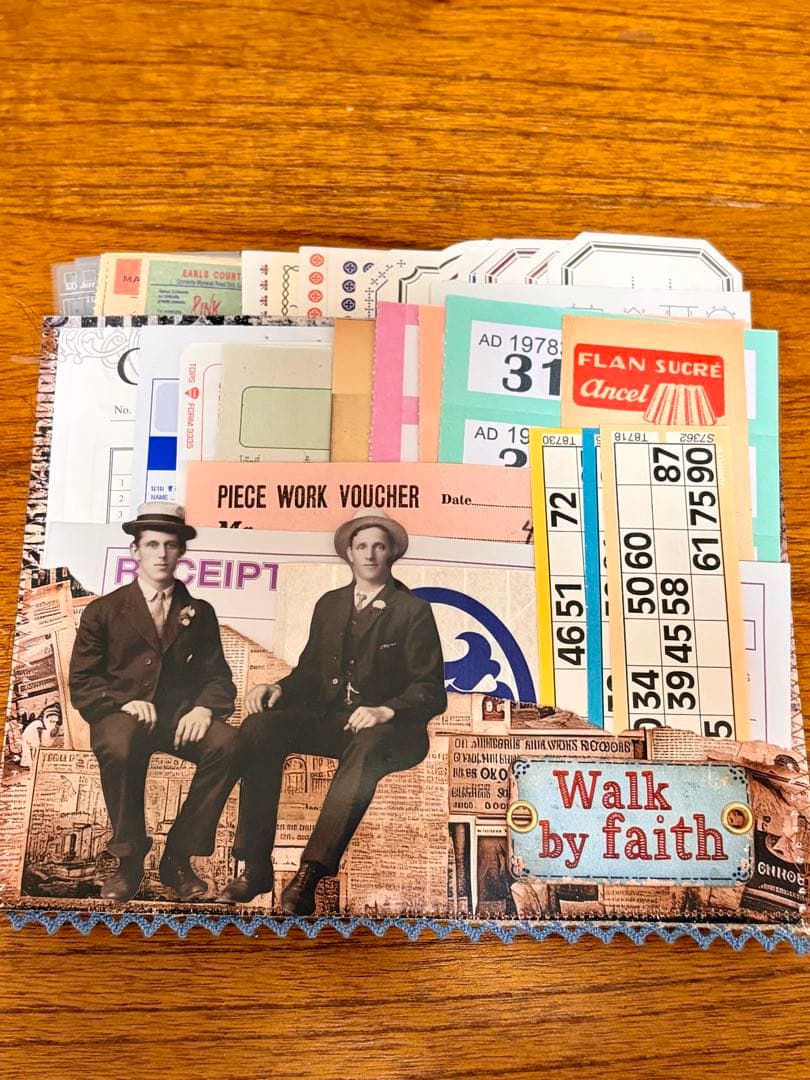 Junkjournal & おすそ分けファイルセットNo.186 雑記帳